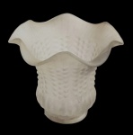 Manga em vidro fosco - 11x13 cm e 04 diam oencaixe.