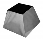 Cúpula em metal - 13x20x20 cm.