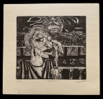 IVAN SERPA - Serigrafia - (1965) - Mulher - múltiplo 9/50 - Medidas 34cm x 36cm