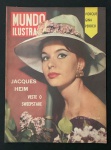 Revista Mundo Ilustrado n. 136 - Jacques Hein veste o Sweepstake. Ano III publicação de julho  de 1960