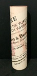 Garrafa de Whisky Justerine & Brooks King George III (1921-1936) de coleção no tubo original.