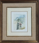 Salvador DALI  Divina Comédia  gravura  31x24 cm (65x58 cm)  cie (pequenos sinais de oxidação) (