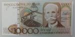 LOTE CONTENDO 1 CEDULA DE 10.000 CRUZEIROS - C170 - FE - ITEM NO ESTADO CONFORME FOTOS
