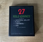 ATARI 2600 - Tele-Games (Shooting Gallery/Planes/Submarines/Ships) - Cartucho de jogo, FUNCIONANDO! - Para solicitação de mídias adicionais e esclarecimento de dúvidas, entrar em contato através do telefone (21) 99377-0652.