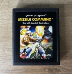 ATARI 2600 - MISSILE COMMAND - Cartucho de jogo, FUNCIONANDO! - Para solicitação de mídias adicionais e esclarecimento de dúvidas, entrar em contato através do telefone (21) 99377-0652.