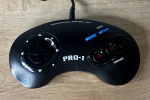 Professional Control Pad PRO-1 - Controle para Master System e Mega Drive. FUNCIONANDO no momento, sem garantia futura - Para solicitação de mídias adicionais e esclarecimento de dúvidas, entrar em contato através do telefone (21) 99377-0652.