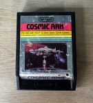 ATARI 2600 - COSMIC ARK - Cartucho de jogo. FUNCIONANDO no momento, sem garantia futura - Para solicitação de mídias adicionais e esclarecimento de dúvidas, entrar em contato através do telefone (21) 99377-0652.