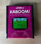ATARI 2600 - KABOOM! - Cartucho de jogo. FUNCIONANDO no momento, sem garantia futura - Para solicitação de mídias adicionais e esclarecimento de dúvidas, entrar em contato através do telefone (21) 99377-0652.
