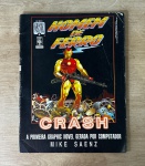 HOMEM DE FERRO - CRASH - Antiga revista HQ - A primeira revista Graphic Novel gerada por computador - Peça em bom estado de conservação, vendida no estado em que se encontra nas imagens.