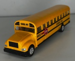 SUNNYSIDE - SS9852 - Antiga miniatura de Ônibus Escolar - Miniatura em metal com pneus de borracha e abertura de portas  - med. aproximadamente 21 cm - Peça em bom estado de conservação, vendida no estado em que se encontra nas imagens.
