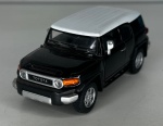 KINSMART - KT5343 - Toyota FJ Cruiser - Miniatura de carro em escala 1/36. Miniatura em metal com pneus de borracha e abertura de portas - med. aproximadamente 12,5 cm - Peça em bom estado de conservação, vendida no estado em que se encontra nas imagens.