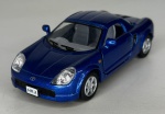 KINSMART - KT5026 - Toyota MR2 - Miniatura de carro em escala 1/32.  Miniatura em metal com pneus de borracha e abertura de portas - med. aproximadamente 12,5 cm - Peça em bom estado de conservação, vendida no estado em que se encontra nas imagens.