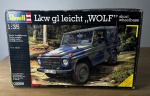 PLASTIMODELISMO - Revell - Lkw gl leicht "WOLF" - Escala 1/35 - Nº 03069 - Kit para montar acondicionado na caixa original, com peças ainda na árvore, LACRADAS! - Acompanham apenas os itens presentes nas imagens. Para solicitação de imagens adicionais entrar em contato através do número (21) 99377-0652.