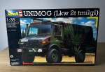 PLASTIMODELISMO - Revell - Unimog 2t tmilgl - Escala 1/35 - Nº 03020 - Kit para montar acondicionado na caixa original, com peças ainda na árvore. CAIXA LACRADA! - Acompanham apenas os itens presentes nas imagens. Para solicitação de imagens adicionais entrar em contato através do número (21) 99377-0652.