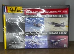 PLASTIMODELISMO - Heller - Escala 1/72 - Kit com 4 maquetes, sendo: MD 450 Ouragan; Mirage III E; AMD Super Etendard; Mirage 2000C - Acondicionado na caixa original, com peças ainda na "árvore". CAIXA LACRADA! - Atenção: Acompanha apenas os itens presentes nas imagens. Caso necessite de imagens adicionais, favor solicitar através do número (21) 99377-0652.