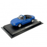 Auto Collection - Mazda MX-5 - Escala 1/43 - Miniatura em metal com acabamentos em plástico e pneus de borracha. Acompanha base expositora - Peça em excelente estado de conservação, acondicionada em embalagem original LACRADA!