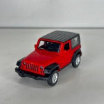 Jeep Wrangler 2014 - Escala 1/42 - Miniatura em metal com pneus de borracha. Peça rica em detalhes, com abertura de portas - Peça em bom estado de conservação, vendida no estado em que se encontra nas imagens.