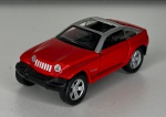 MAISTO - Jeep Jeepster - Escala 1/38 - Miniatura em metal com pneus de borracha e abertura de portas - Peça em bom estado de conservação, vendida no estado em que se encontra nas imagens.