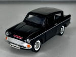 SAICO - DP5408 - Ford Anglia Police - Escala 1/32 - Miniatura em metal com pneus de borracha e abertura de portas - med. aproximadamente 12 cm - Peça em bom estado de conservação, vendida no estado em que se encontra nas imagens.