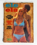 ELE & ELA - Ano 1 nº 9 - Janeiro de 1970 - Antiga revista masculina  - Peça vendida no estado em que se encontra nas imagens.