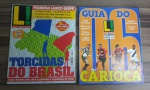 LANCE - Lote constando de 2 revistas, sendo: Torcidas do Brasil e Guia do Campeonato Carioca de 2006 - Peças em bom estado de conservação, vendidas no estado em que se encontram nas imagens.