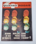 QUATRO RODAS - Ano IV Nº 43 Fevereiro de 1964 - Antiga revista automotiva - Peça em bom estado de conservação, vendida no estado em que se encontra nas imagens.