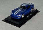 Auto Collection - Dodge Viper - Escala 1/43 - Miniatura em metal com pneus de borracha, peça rica em detalhes. Acompanha base expositora - Peça em bom estado de conservação, vendida no estado em que se encontra nas imagens.