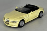 MAISTO - BMW Z3 - Escala 1/35 - Miniatura em metal com pneus de borracha e abertura de portas - Peça em bom estado de conservação, vendida no estado em que se encontra nas imagens.