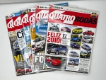 QUATRO RODAS - Lote constando de 6 revistas automotivas datadas de Julho a Dezembro de 2009 - Peças em bom estado de conservação, vendidas no estado em que se encontram nas imagens.