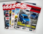 QUATRO RODAS - Lote constando de 6 revistas automotivas datadas de Julho a Dezembro de 2014 - Peças em bom estado de conservação, vendidas no estado em que se encontram nas imagens.