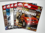 QUATRO RODAS - Lote constando de 6 revistas automotivas datadas de Janeiro a Junho de 2003 - Peças em bom estado de conservação, vendidas no estado em que se encontram nas imagens.