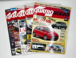QUATRO RODAS - Lote constando de 5 revistas automotivas datadas de Janeiro, Fevereiro, Março, Abril e Junho de 2011 - Peças em bom estado de conservação, vendidas no estado em que se encontram nas imagens.