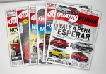 QUATRO RODAS - Lote constando de 6 revistas automotivas datadas de Julho a Dezembro de 2017 - Peças em bom estado de conservação, vendidas no estado em que se encontram nas imagens.