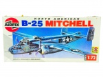 COLECIONISMO, um (1) AIRFIX  NORTH AMERICAN B-25 MITCHELL, maquete plástica do consagrado bombardeiro médio norte-americano B-25 Mitchell, um dos aviões mais emblemáticos da Segunda Guerra Mundial, famoso por sua participação no histórico Raid Doolittle sobre o Japão em 1942, escala 1:72, lacrado.
