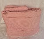 Edredom para casal Rauph Lauren USA em tecido de algodão em listradro vermelho e branco acabamento metalasse e interior com micro fibra, lavado recen chegado da lavanderia.