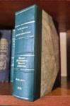 Livro século XIX Almanak administrativo Mercantil e Industrial  para o Anno de 1878, impresso no Rio de Janeiro por Eduardo e Henrique Laemmert, medindo 23 cm por 14 cm.