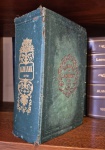 Livro século XIX Almanak administrativo Mercantil e Industrial  para o Anno de 1879, impresso no Rio de Janeiro por Eduardo e Henrique Laemmert, medindo 23 cm por 14 cm.