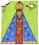 GEJO - Técnica mista sobre papel. ME: 20 x 22cm. Não assinado pelo artista. Sem moldura.