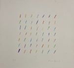 ANTONIO PETICOV -  "N.7". Litografia. 1988. ME: 38 x 38cm. Ed. xx/99. Ass. inf. dir. Sem moldura. Apresenta alguns pontos de oxidação no papel.