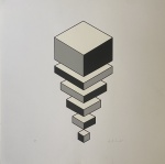 RENATO LEANDRO - Serigrafia. Ed. P.A. ME: 49 x 49 cm. Ass. inf. dir. Sem moldura.