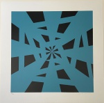 JUDITH LAUAND - Serigrafia. Ed. 90/100. ME: 50 x 50cm, MI: 40 x 40cm. Ass. inf. dir.  Sem moldura.