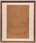 Assinatura não Identificada - Desenho assinado e datado 4/4/78 no c.i.d. Moldura com vidro. Medida do desenho: 47 x 32 cm. Medida da moldura: 57 x 49 cm.