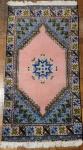 Tapete marroquino Rabat "joia marroquina" artesanal. Med.: 73 x 145 cm.