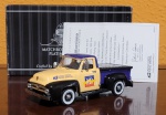 MATCHBOX ROCKY MARCIANO FORD PICK UP 1955 TRUCK POSTAL F-100 #92553 1/43, metal fundido, Conservado na embalagem original,