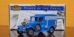 Matchbox YPP08  Ford 1930 Van The Washington Post 1/43, metal fundido, conservado na embalagem original.