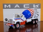 First Gear Mack R-Model Cement Mixer R. Fredrick 1/34, metal fundido, conservado na embalagem original, perfeito. 25cm