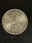 Moeda francesa em prata de leio, 100 francos, 1987 realiza em homenagem La Fayette , em excelente estado, peso 15 gramas