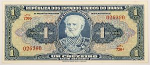 Numismática, BRASIL. Uma Cédula C-009 Série 730 Nº 026390