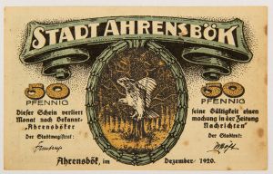 Numismática, NOTGELD. Uma Cédula 50 Pfenning