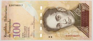 Numismática, VENEZUELA. Uma Cédula P-93 2009 Flor de Estampa